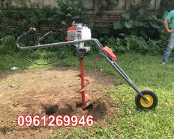 Máy khoan đất đẩy tay Mitsubishi TB43 tặng kèm mũi khoan 150mm