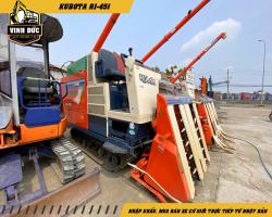 Máy cắt lúa, máy gặt lúa KUBOTA R1-451  Xe cơ giới Vinh Đức...