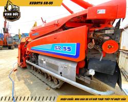Máy cắt lúa, máy gặt lúa KUBOTA SR-55  Xe cơ giới Vinh Đức...