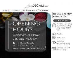 Decals Sticker dán kính siêu đẹp - Chỉnh sửa nội dung theo...